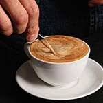 Turbulence in coffee cup